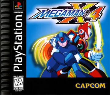 Mega Man X4 (US) box cover front